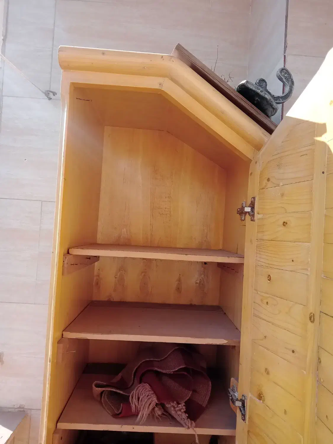 کمد تمام چوبی بلند|جاکفشی، کمد، دراور|پرند, فاز ۱|دیوار