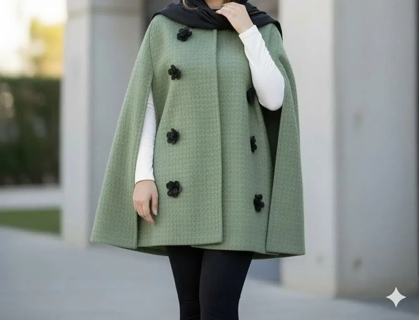 مانتو پانچ|لباس|قائن, |دیوار