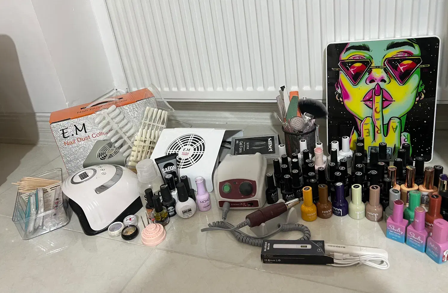 وسایل کاشت ناخن|آرایشی، بهداشتی، درمانی|همدان, |دیوار