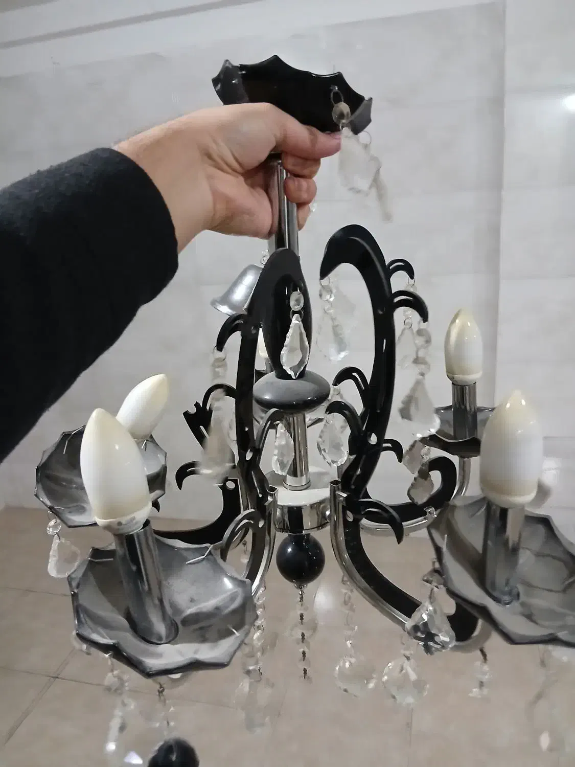 دو عدد لوستر|لوستر و چراغ آویز|اردبیل, |دیوار