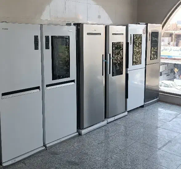 یخچال دوقلو سیلور ایس موتور LG شرایطی|یخچال و فریزر|قم, نیروگاه|دیوار
