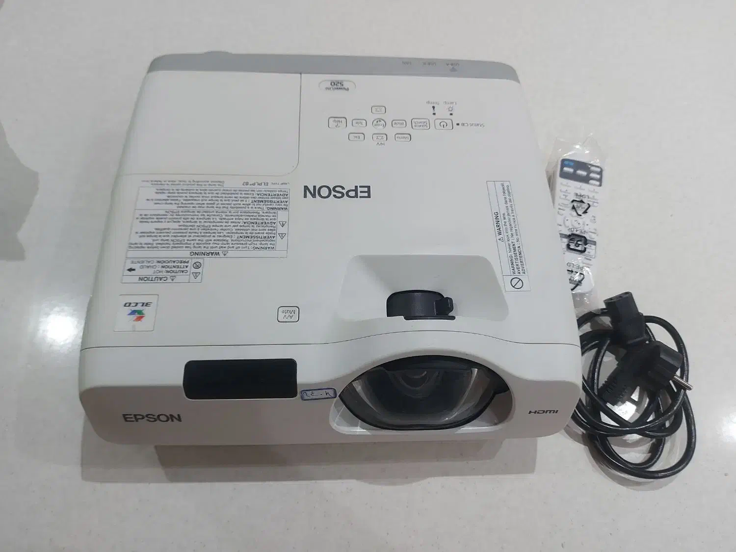 ویدئو پروژکتور اپسون مدل Epson EB-520|تلویزیون و پروژکتور|تهران, آهنگ|دیوار