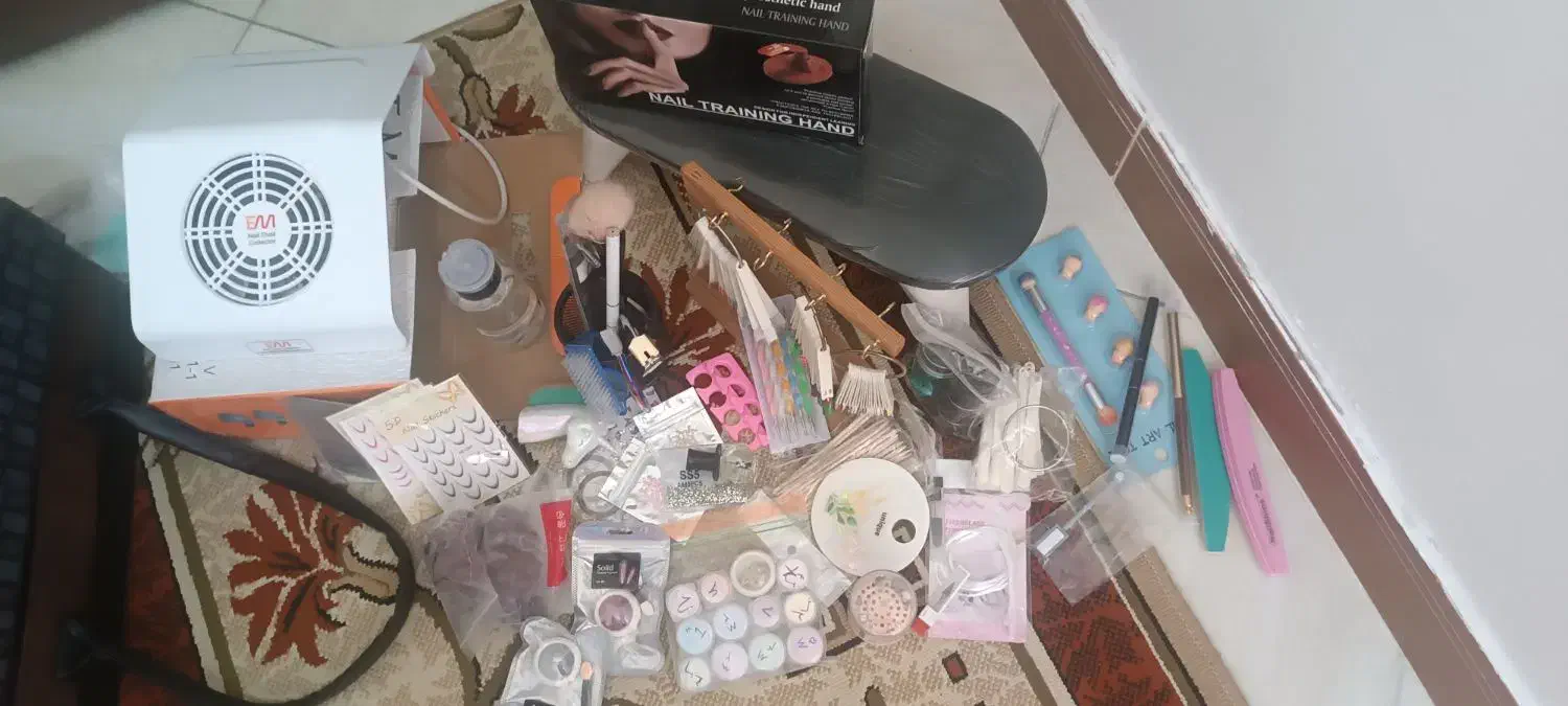 وسایل کاشت ناخن|آرایشی، بهداشتی، درمانی|ملارد, |دیوار