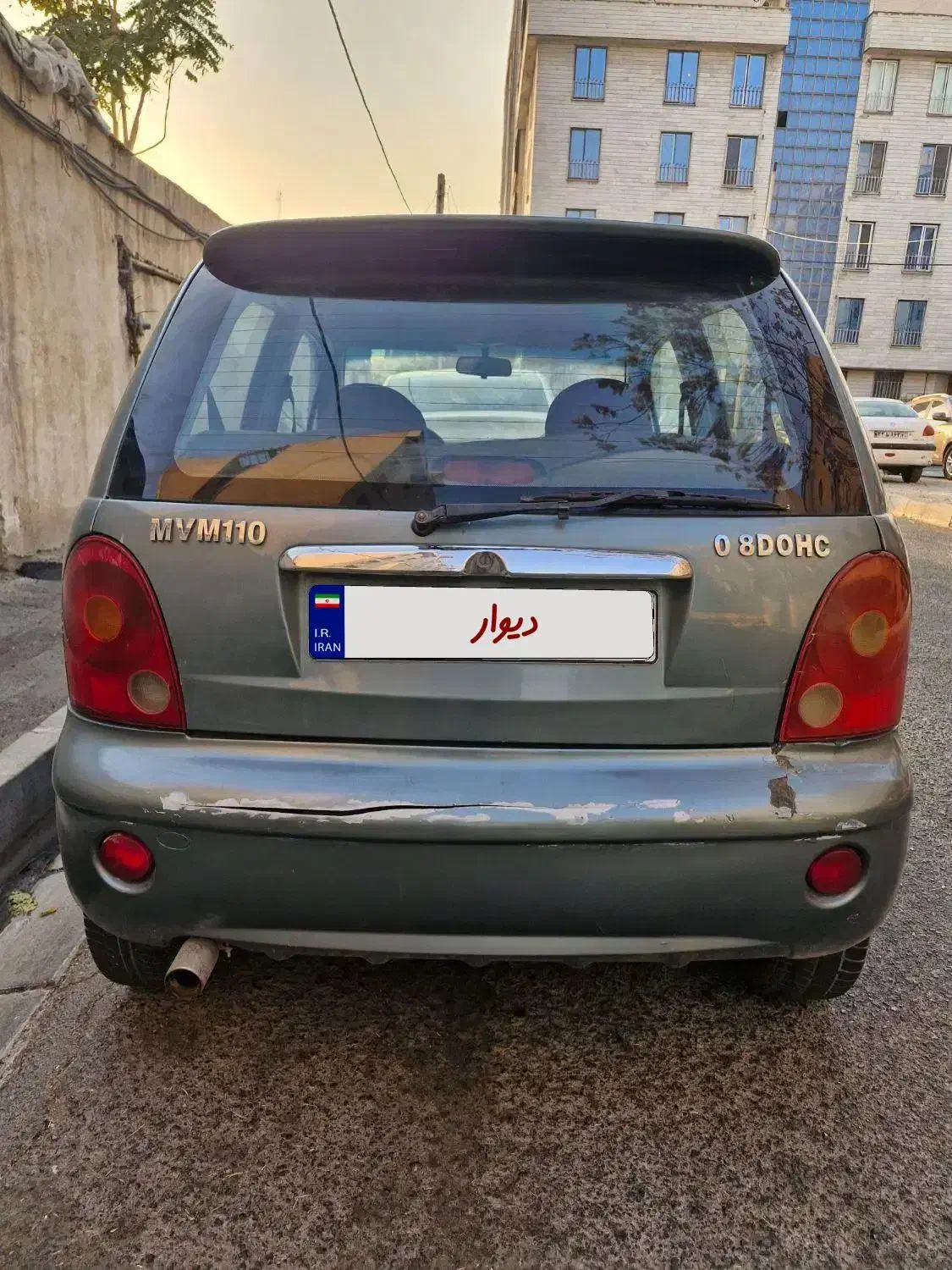 ام وی ام ۱۱۰ مدل ۸۵ اطلسی سالم|خودرو سواری و وانت|تهران, مرزداران|دیوار
