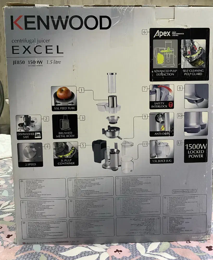 ابمیوه گیری حرفه ای کن وود|آبمیوه‌گیر و آب‌مرکبات‌گیر|اهواز, کیانپارس |دیوار