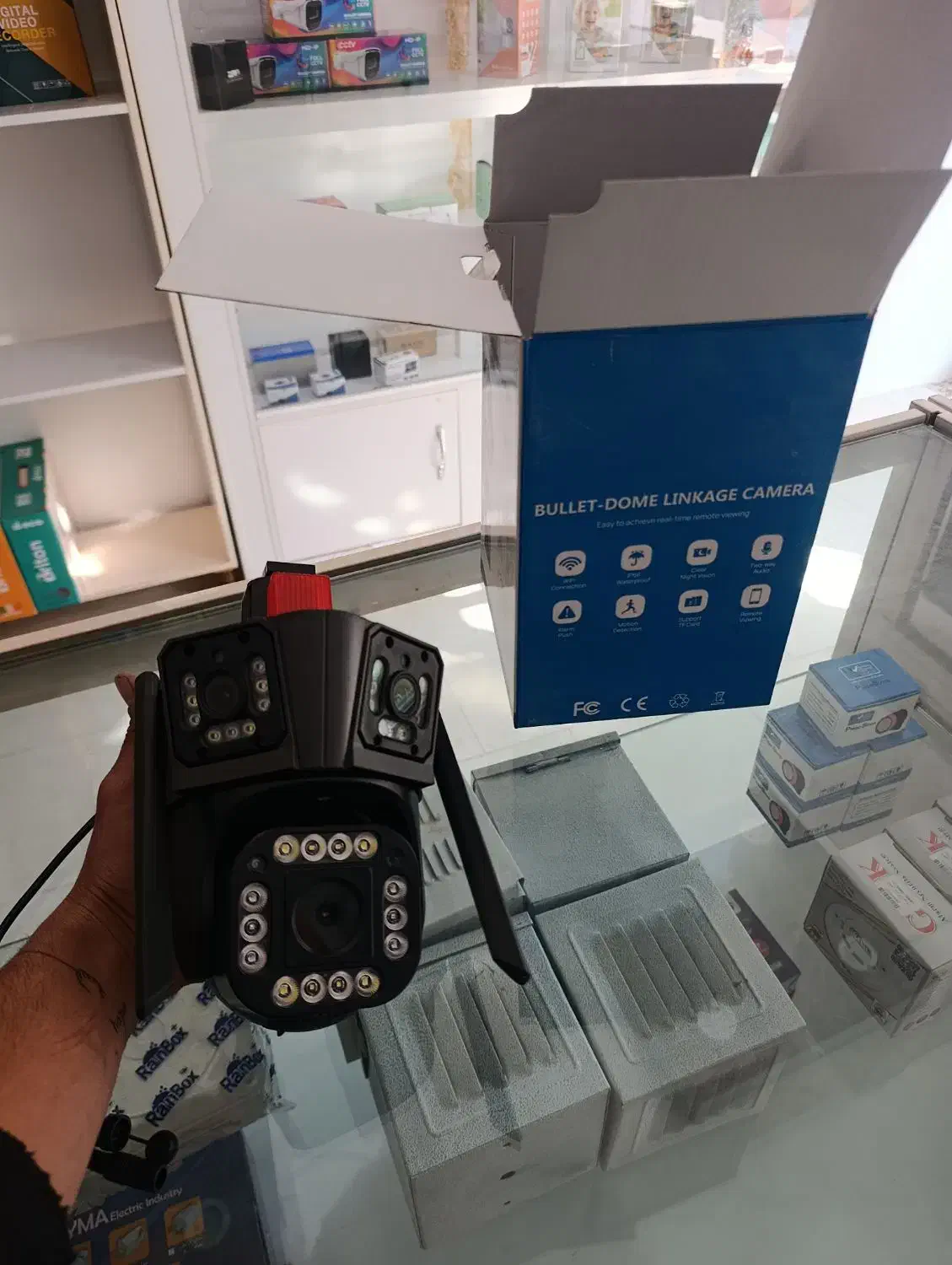 دوربین ۳ لنز سیمکارتی نصب رایگان|دوربین مداربسته|باغستان, |دیوار