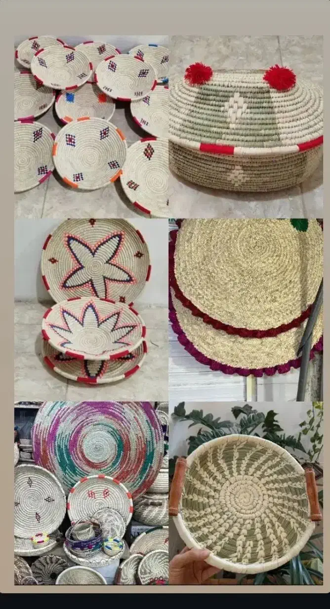 انواع صنایع دستی حصیری|صنایع دستی و سایر لوازم تزئینی|بندرعباس, |دیوار