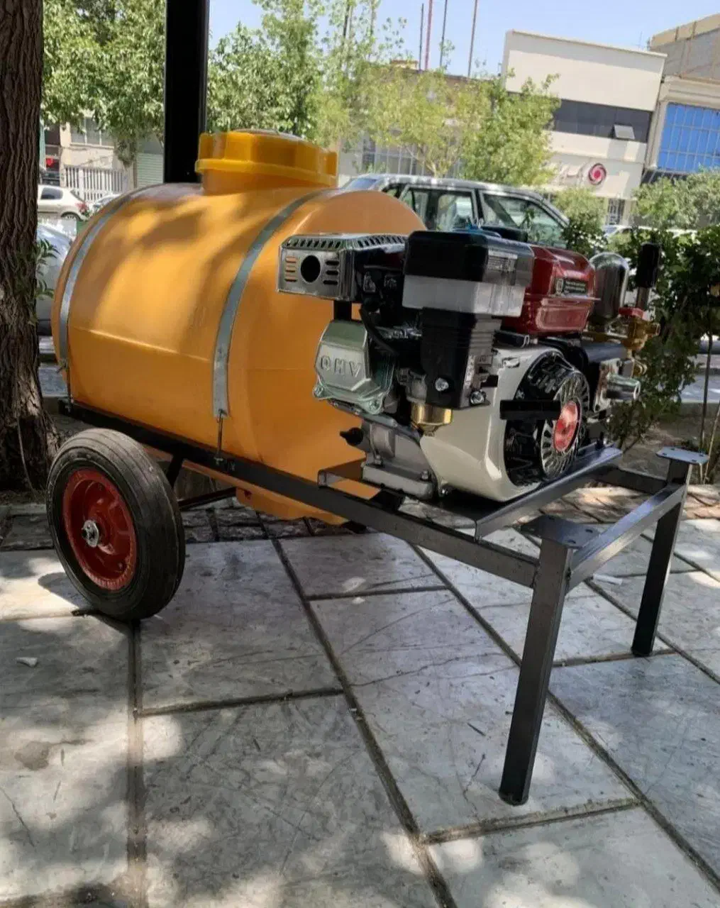 سمپاش فرغونی زنبه ای 220لیتری باموتور دی اس پمپ|ماشین‌آلات صنعتی|تهران, دستغیب|دیوار