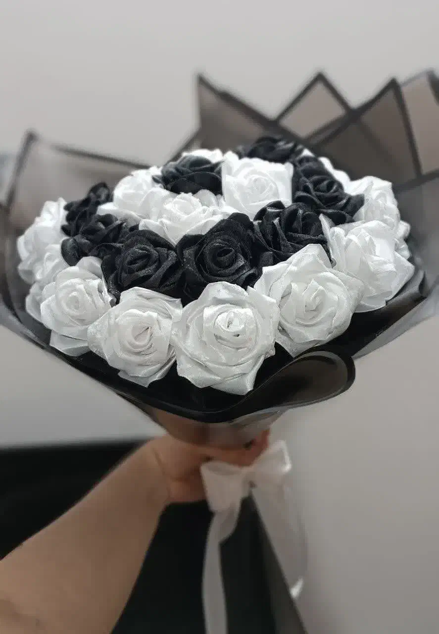 دسته گل روبانی،کادو روز مادر|گل مصنوعی|پیشوا, |دیوار