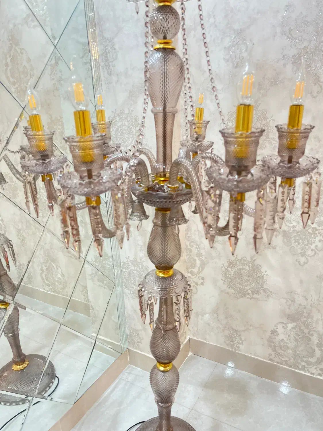 لوستر باکارات (ست کامل)|لوستر و چراغ آویز|اهواز, پادادشهر|دیوار