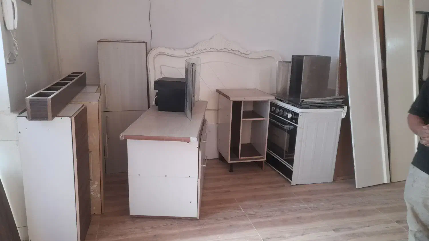 کابینت تمام ام دی اف با هود بالا و پایین|مصالح و تجهیزات ساختمان|نیشابور, شهرک رضوی|دیوار