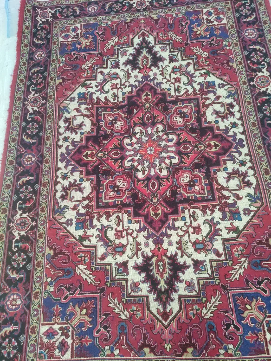 یک جفت فرش هریس تاجری 6 متری|فرش|باسمنج, |دیوار