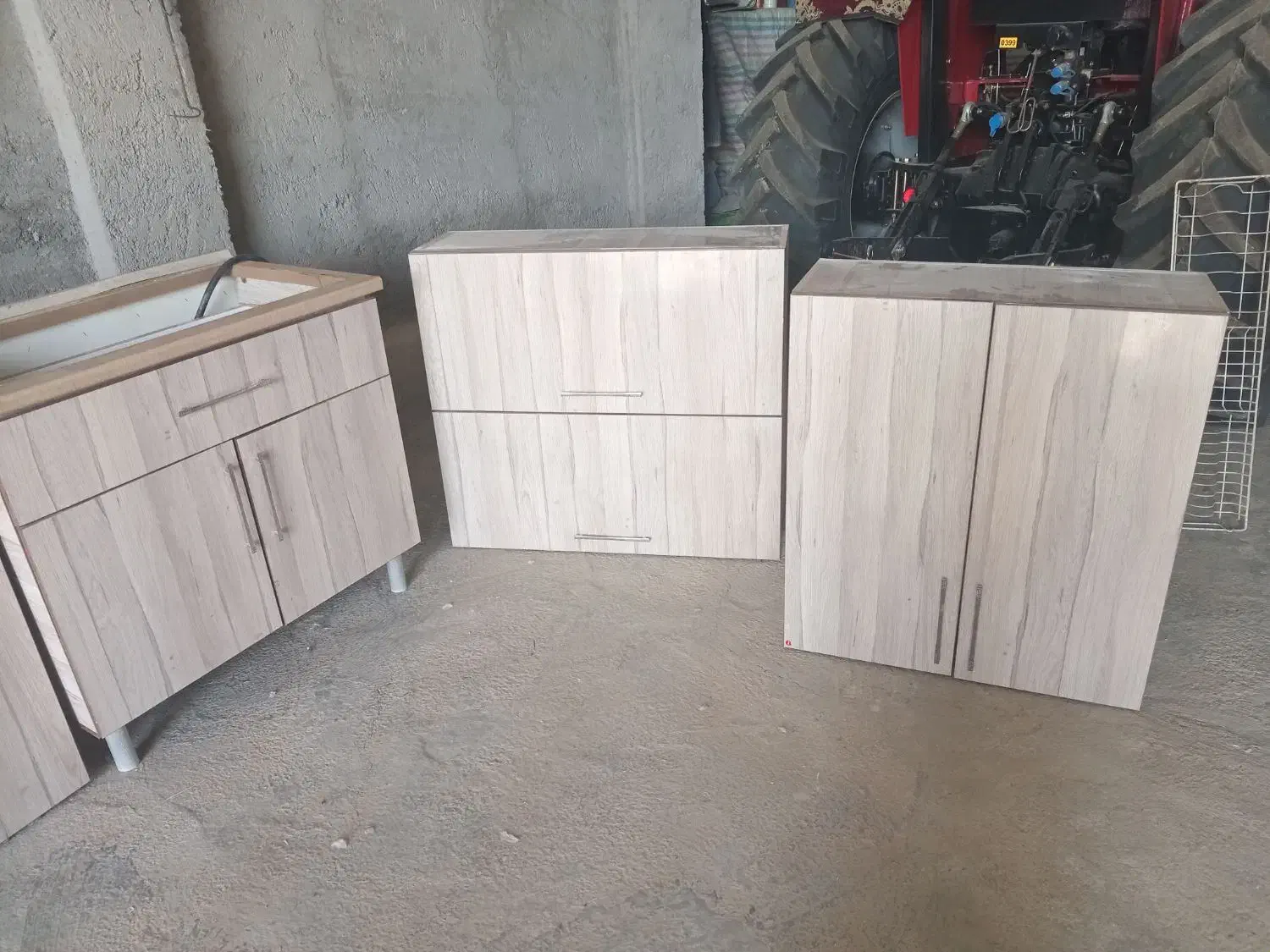 کابینت تمام ام دی اف ۶ تیکه سالم دیواری|مصالح و تجهیزات ساختمان|بزینه رود, |دیوار