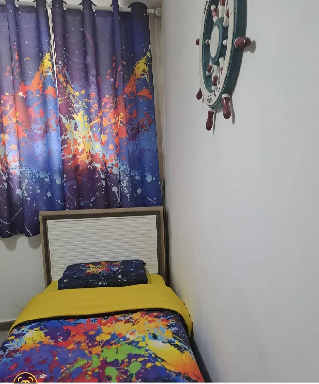 پرده کتان|پرده، رانر، رومیزی|رشت, بازار|دیوار