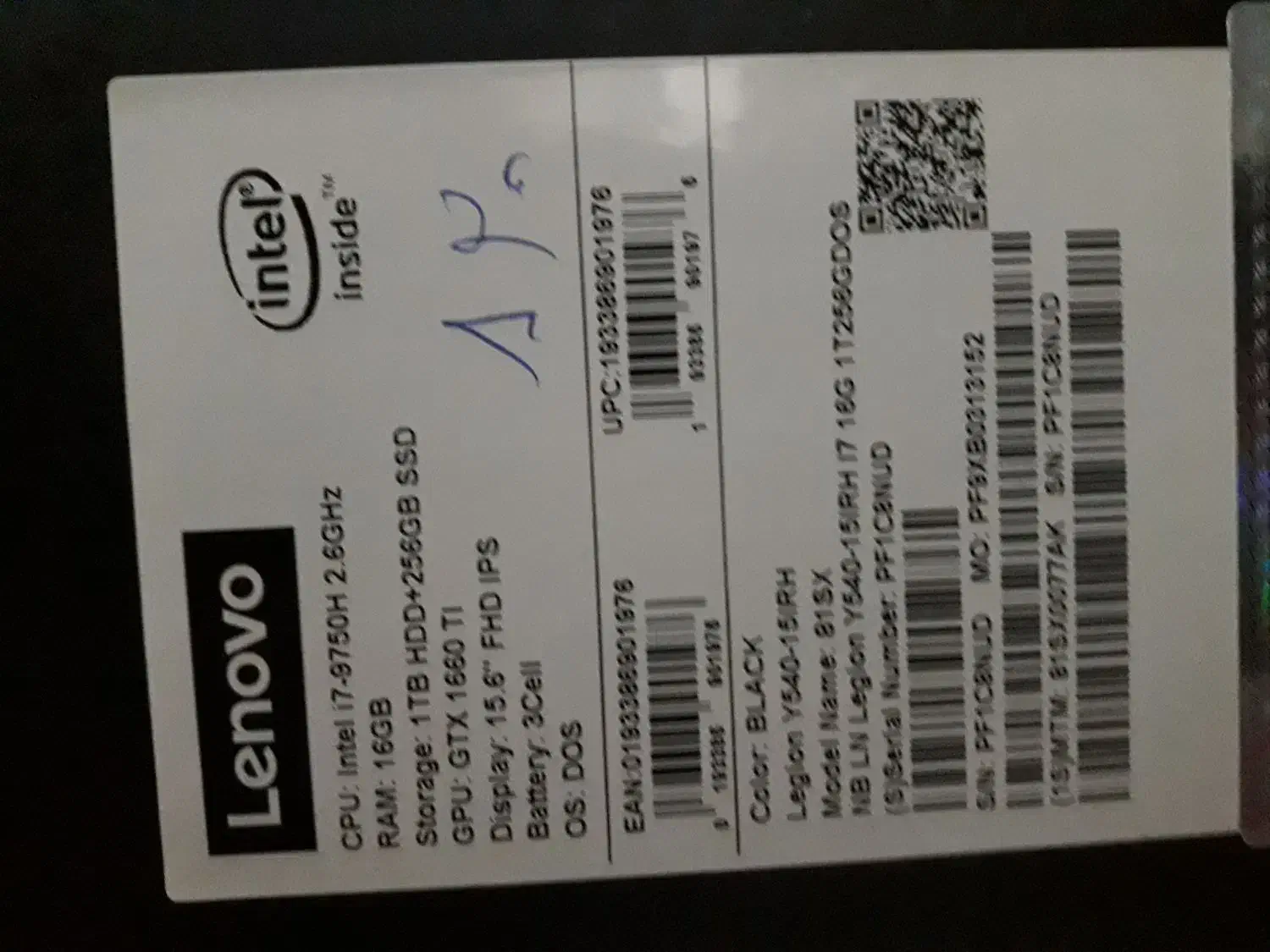 لپتاپ لنوو Y 540|رایانه همراه|مسجد سلیمان, |دیوار