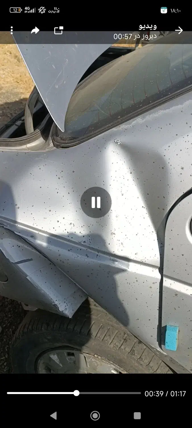 پژو تصادفی مدل 87 تصادفی|خودرو سواری و وانت|قلقل رود, |دیوار