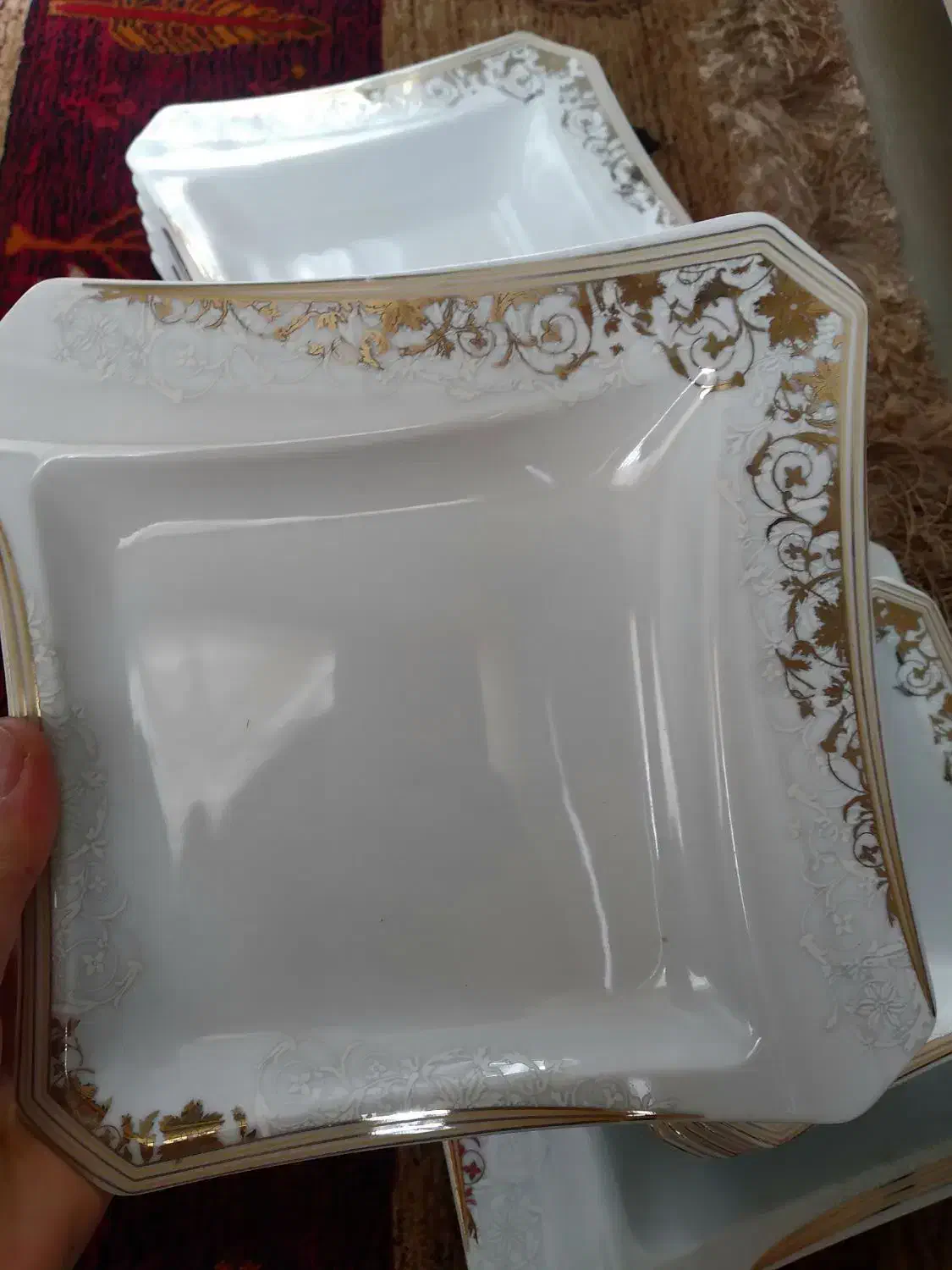 چینی دورطلایی جدید|ظروف سرو و پذیرایی|بهار, |دیوار