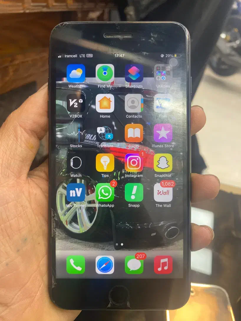 گوشی ایفون 7پلاس مشکی|موبایل|مشهد, الهیه|دیوار