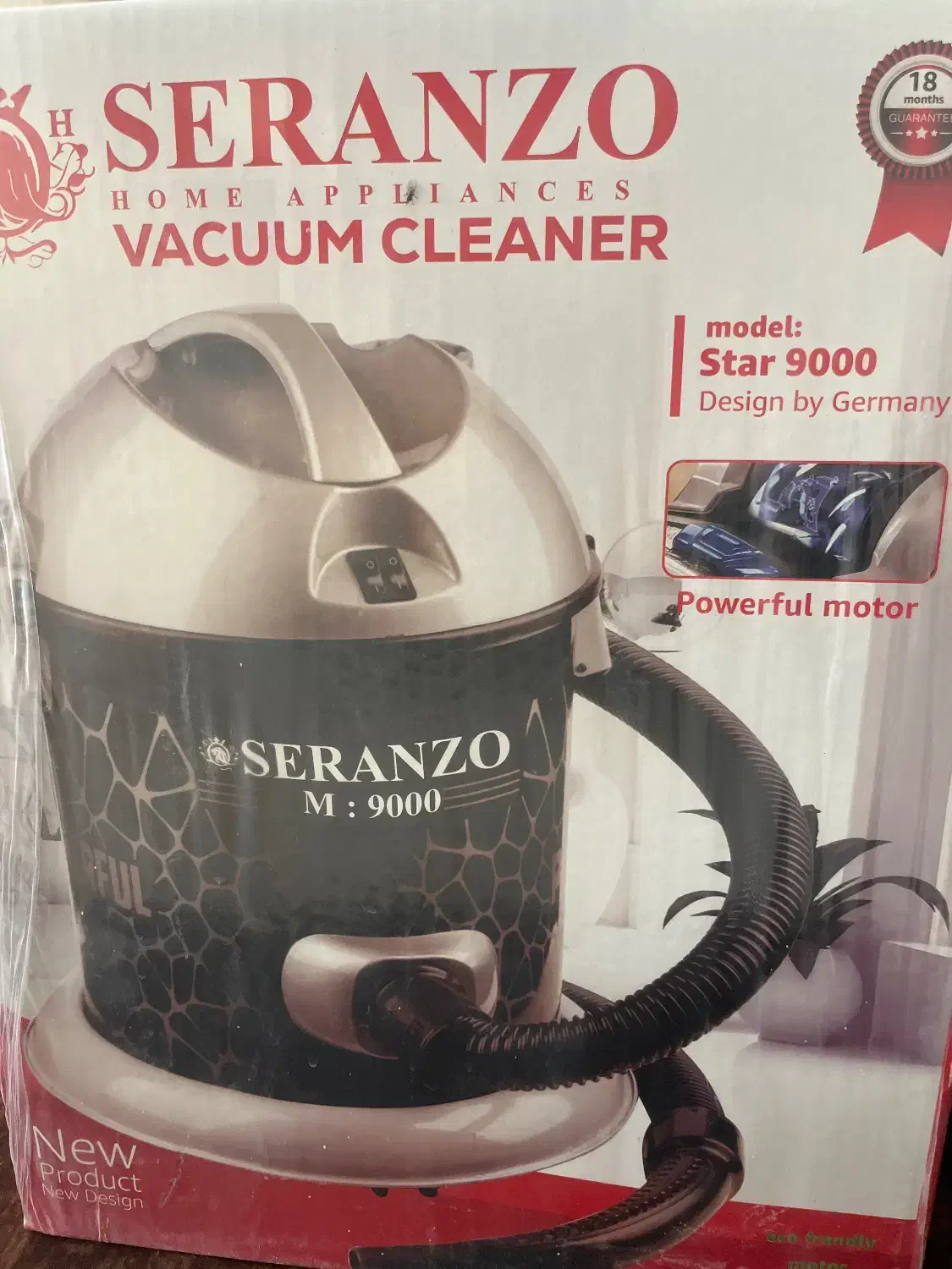 جاروبرقی نو توی کارتن دست نخورده|جاروبرقی، جارو شارژی، بخارشو|کاشمر, |دیوار