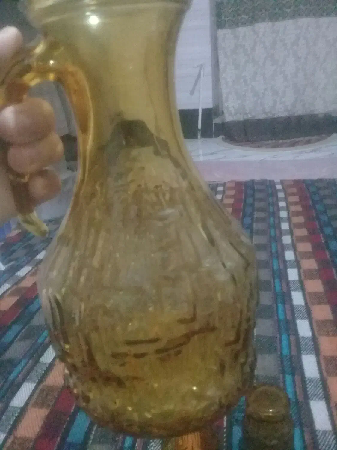 پارچ لیوان دوپوسته برجسته مارکداراصل ایتالیایی|ظروف سرو و پذیرایی|مراغه, |دیوار