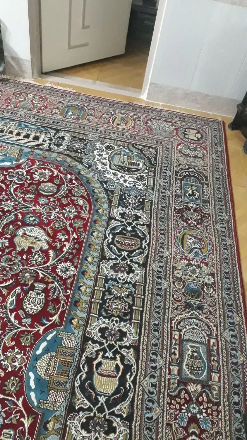 قالی ۱۲ متری|فرش|گرگان, |دیوار