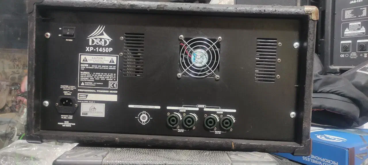 پاور میکسر  D&D دبل افکت پینگ پنگی دو آمپلی|سیستم صوتی خانگی|تهران, دهکده المپیک|دیوار