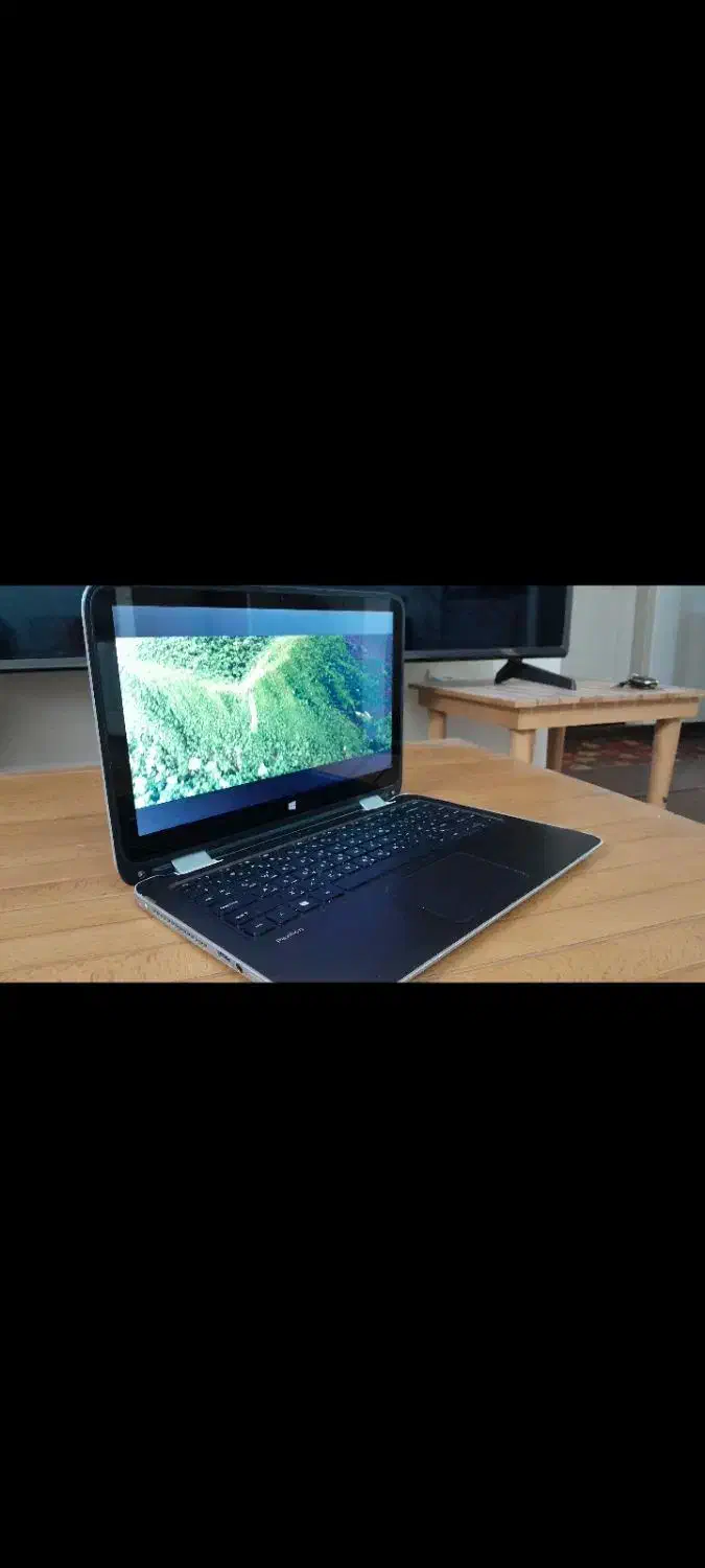 لب تاپ hp x360 و مانیتور الجی led|رایانه همراه|شیراز, گلشن|دیوار