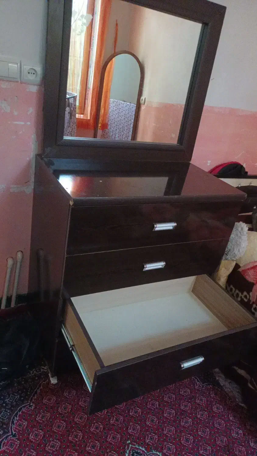 درآور و آینه|تخت و سرویس خواب|جوانرود, |دیوار