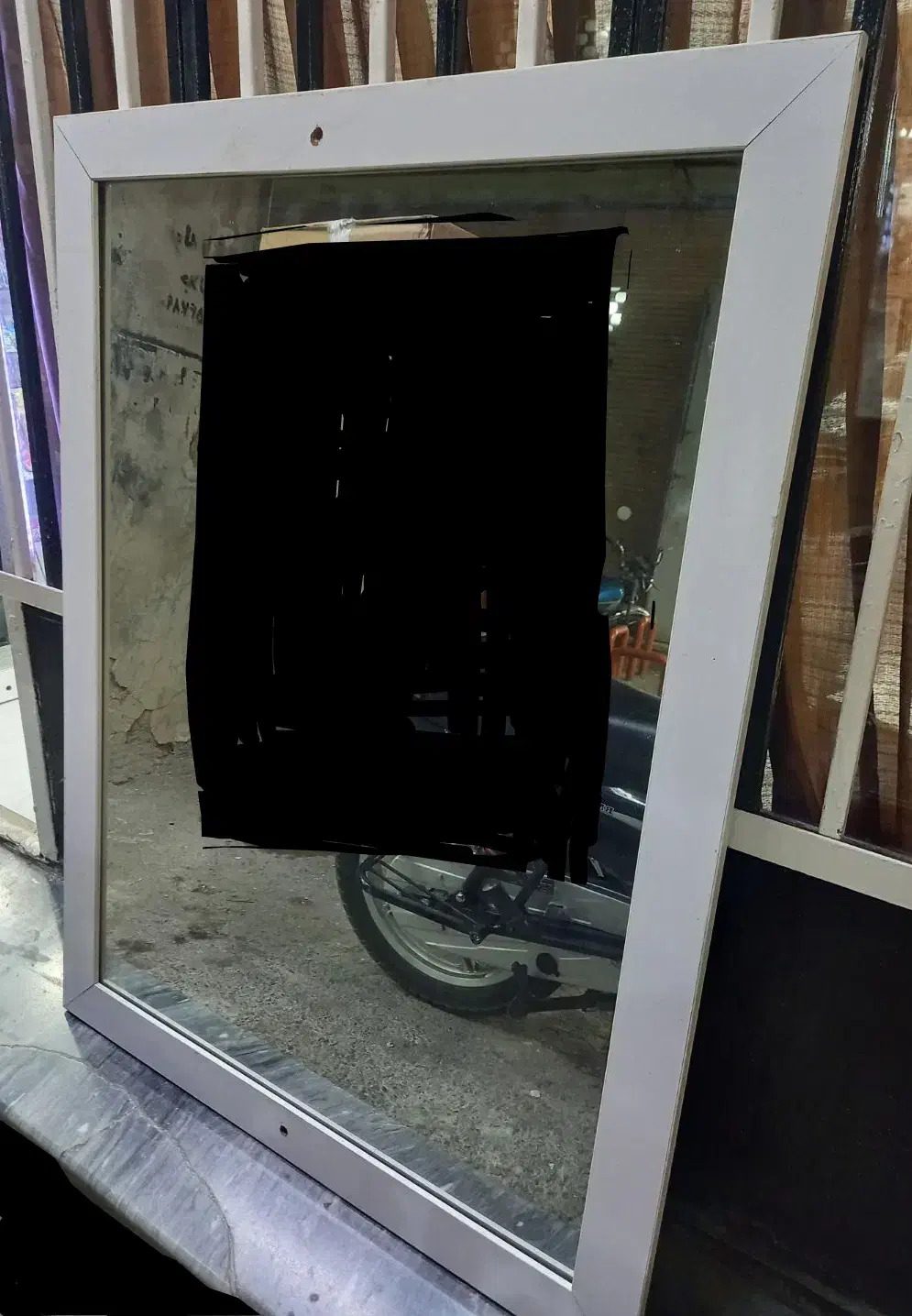 ۲ عدد آینه قدی با قاب ام دی اف سفید|آینه|نهاوند, |دیوار