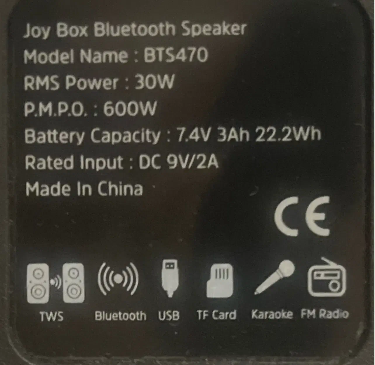 اسپیکر انرجایزر Energizer بلوتوثی|سیستم صوتی خانگی|تهران, بلوار کشاورز|دیوار