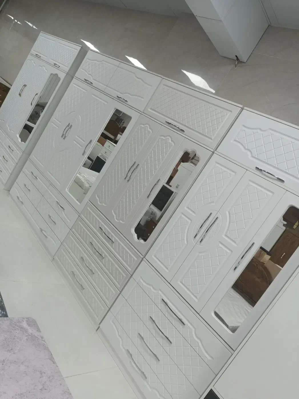 جا لباسی عرض ۱۰۰ عمق ۵۰   ( ۴ کشو )|جاکفشی، کمد، دراور|الوند, |دیوار