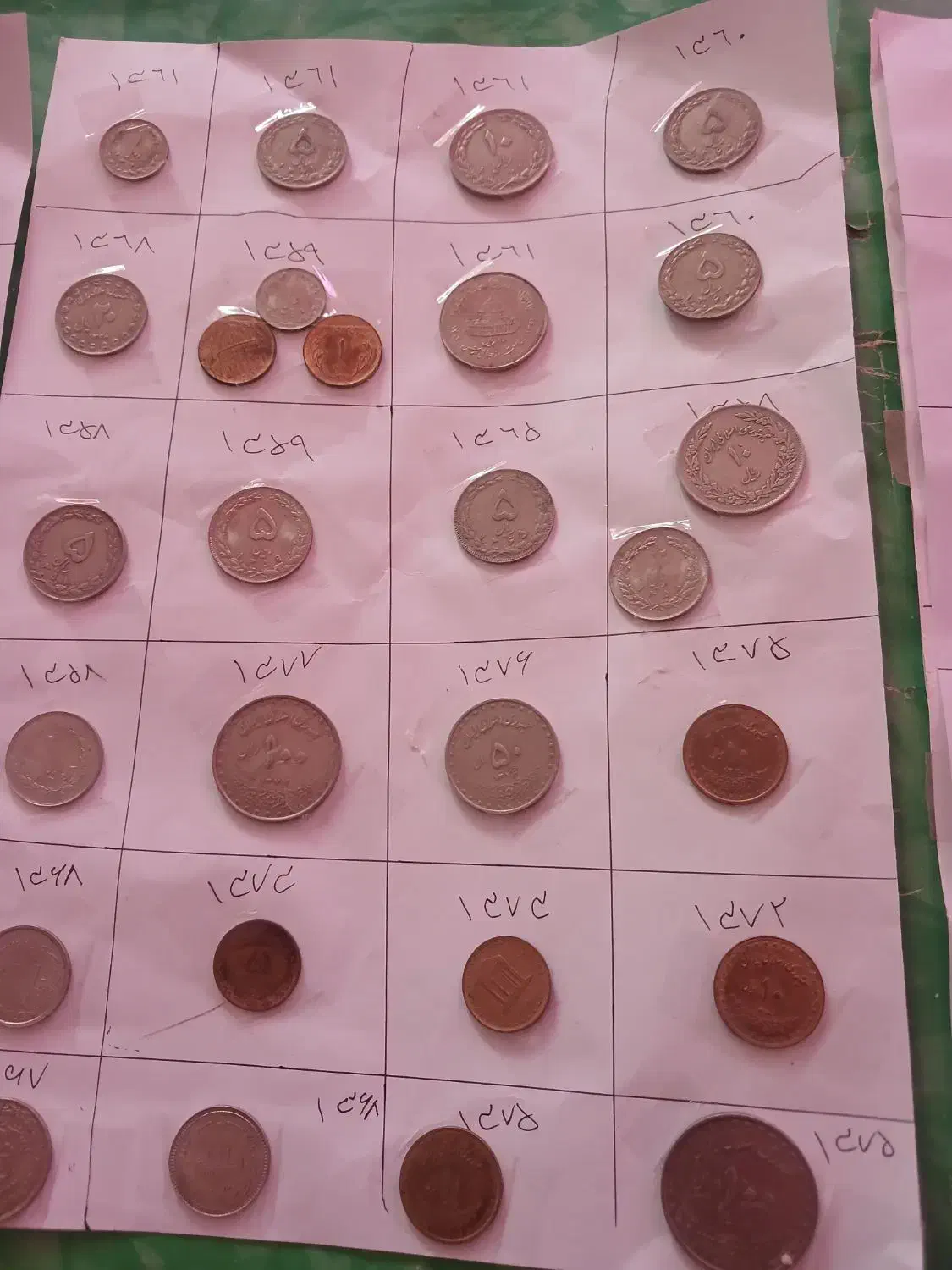 سکه های قدیمی|کلکسیون سکه، تمبر، اسکناس|کرمان, |دیوار