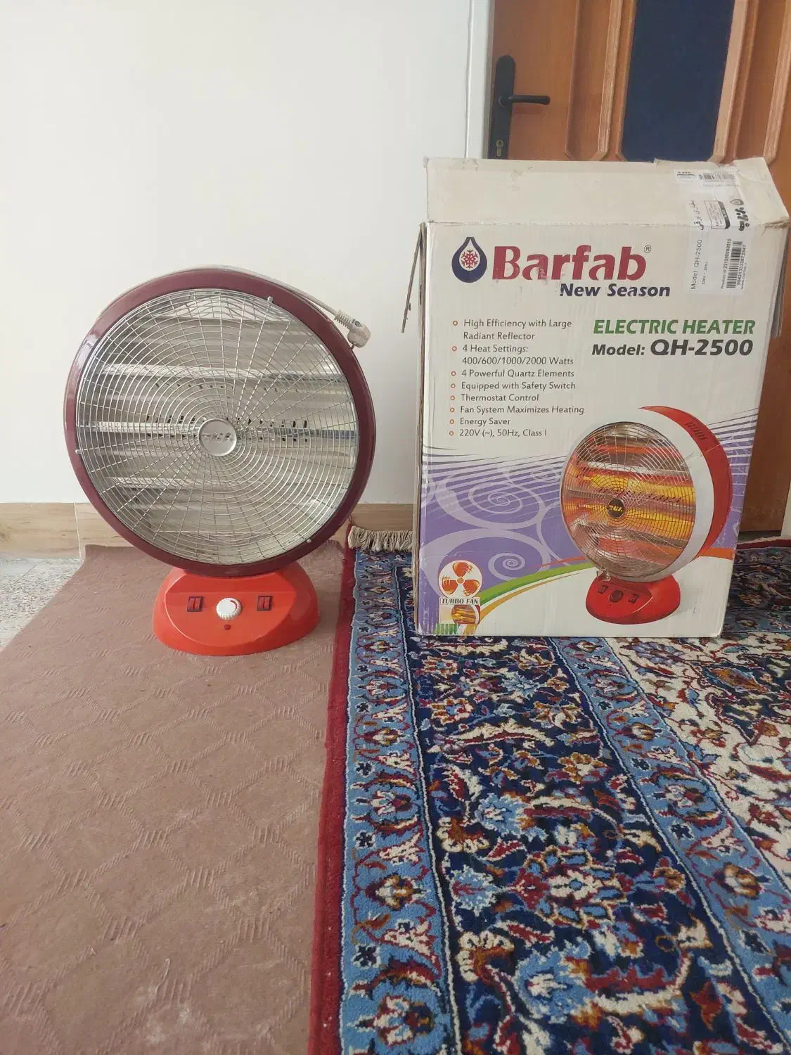 بخاری برقی برفاب|بخاری، هیتر، شومینه|نجف‌آباد, جلال آباد|دیوار