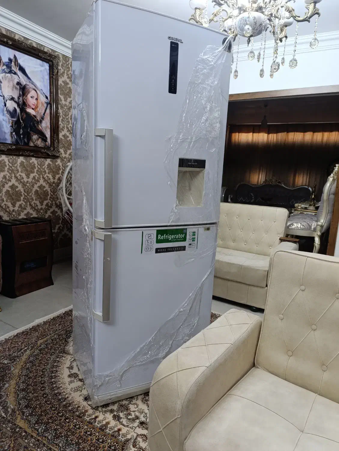 یخچال جنرال  اصل دیجیتالی  درحدصفر|بخاری، هیتر، شومینه|خوی, |دیوار