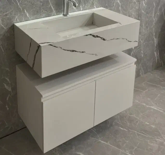 روشویی سرامیکی سایز ۴۰×۸۰|لوازم سرویس بهداشتی|کرمانشاه, |دیوار