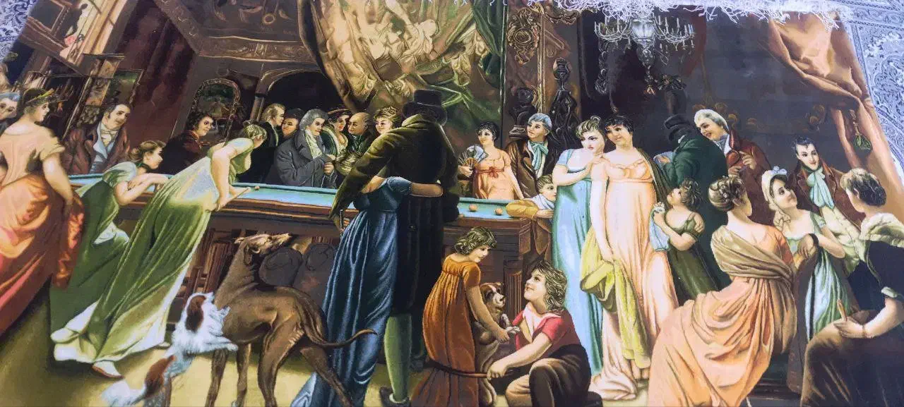 تابلوفرش بیلیارد|تابلو فرش|تهران, شهرک غزالی|دیوار