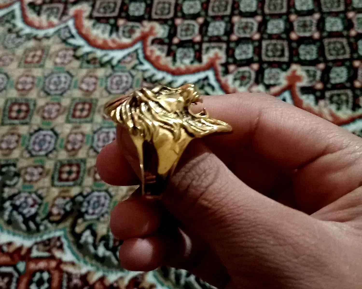 انگشتر شیر طلائی|بدلیجات|زاهدان, |دیوار