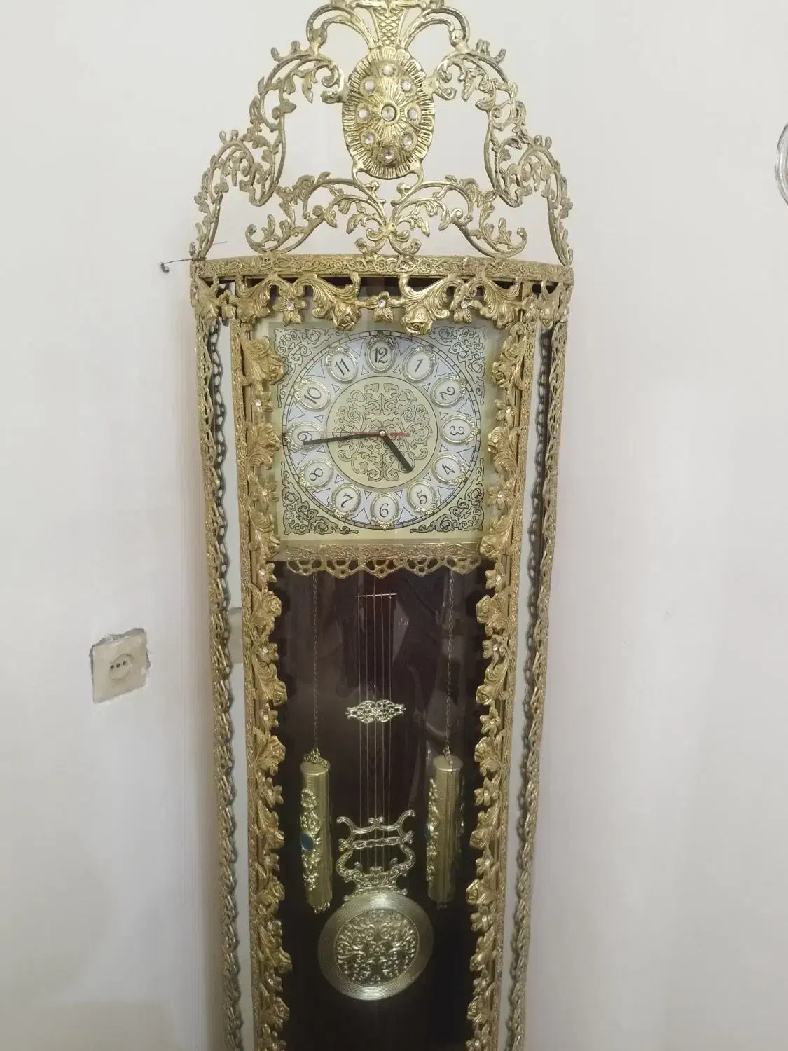 لوستر و ساعت برنزی|لوستر و چراغ آویز|اندیمشک, |دیوار