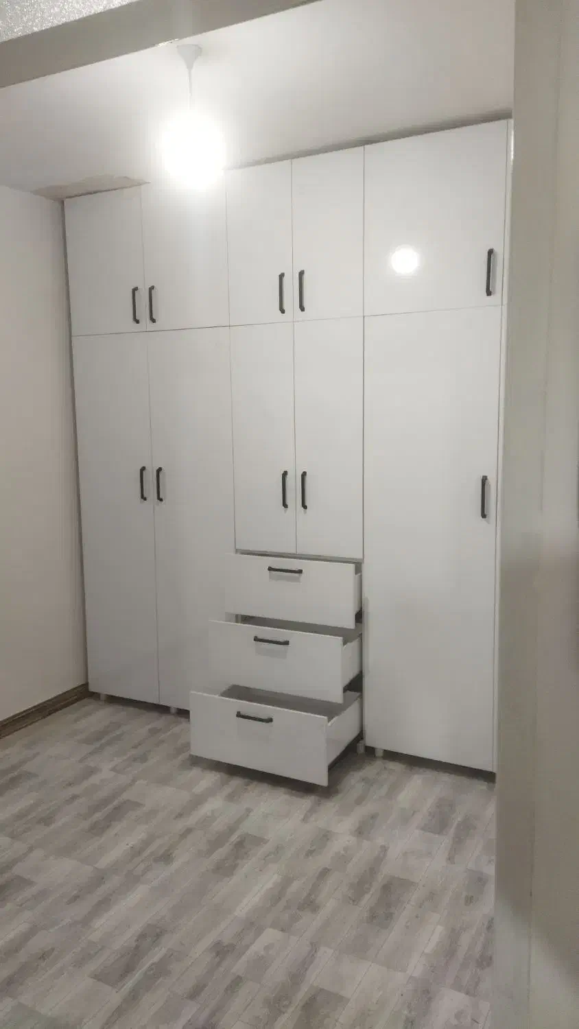 طراحی و ساخت کمد دیواری با ام دی اف درجه 1|جاکفشی، کمد، دراور|اراک, |دیوار