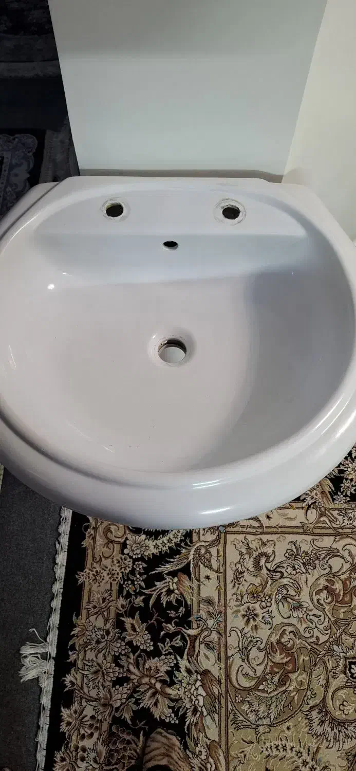 روشویی دو شیر|لوازم سرویس بهداشتی|اندیشه, اندیشه فاز ۳|دیوار