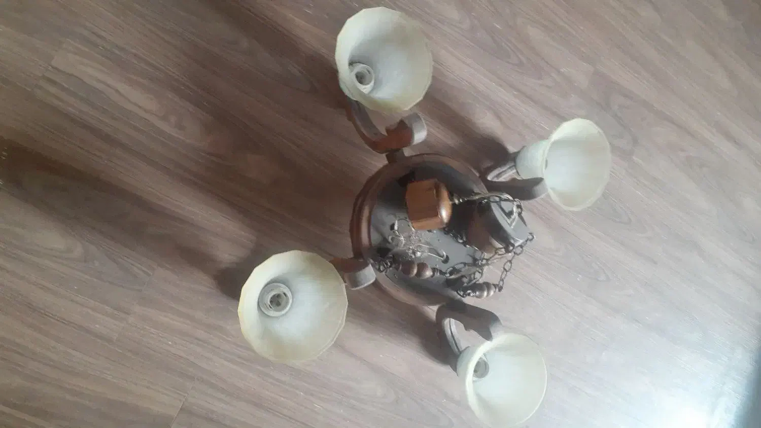 لوسترچهارشاخه|لوستر و چراغ آویز|قزوین, |دیوار