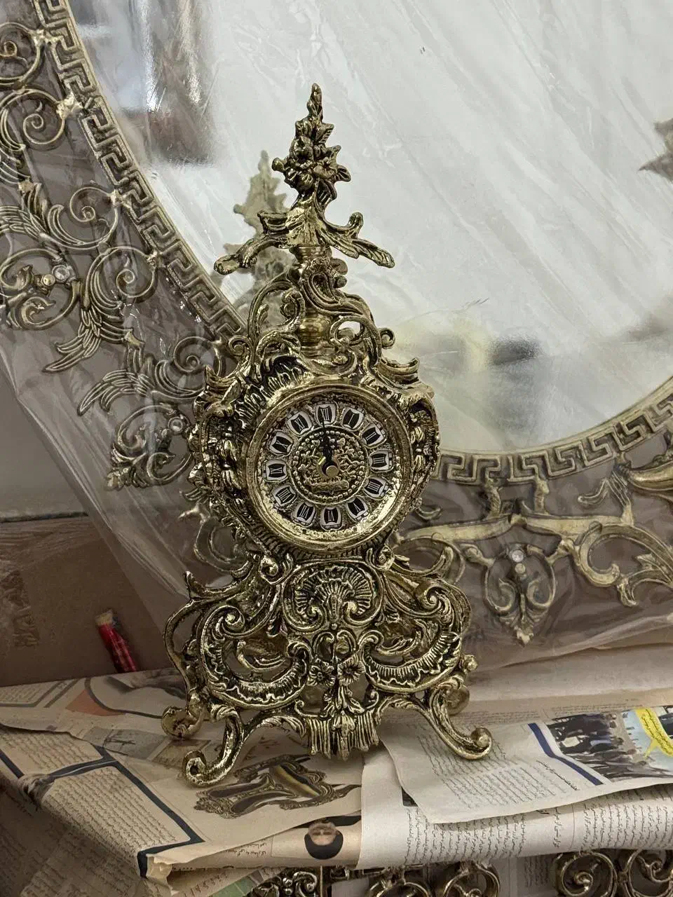 آینه شمعدان|صنایع دستی و سایر لوازم تزئینی|بردسکن, |دیوار