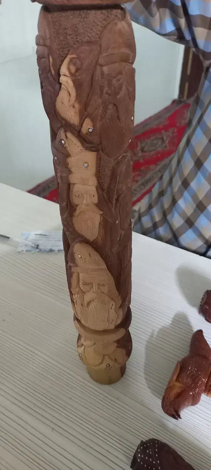 ۳عدد عصا کار دست|صنایع دستی و سایر لوازم تزئینی|مشهد, خواجه ربیع|دیوار