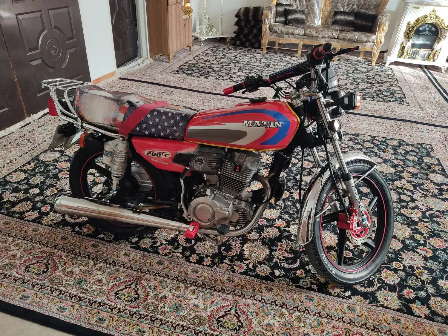 موتور سیکلت متین200سی.سی.بالانسردار|موتورسیکلت|کرمانشاه, |دیوار