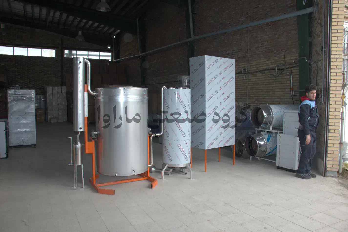 دستگاه تقطیر دیگ گلاب گیر عرق گیری عرقگیری 1000|ماشین‌آلات صنعتی|اردبیل, |دیوار