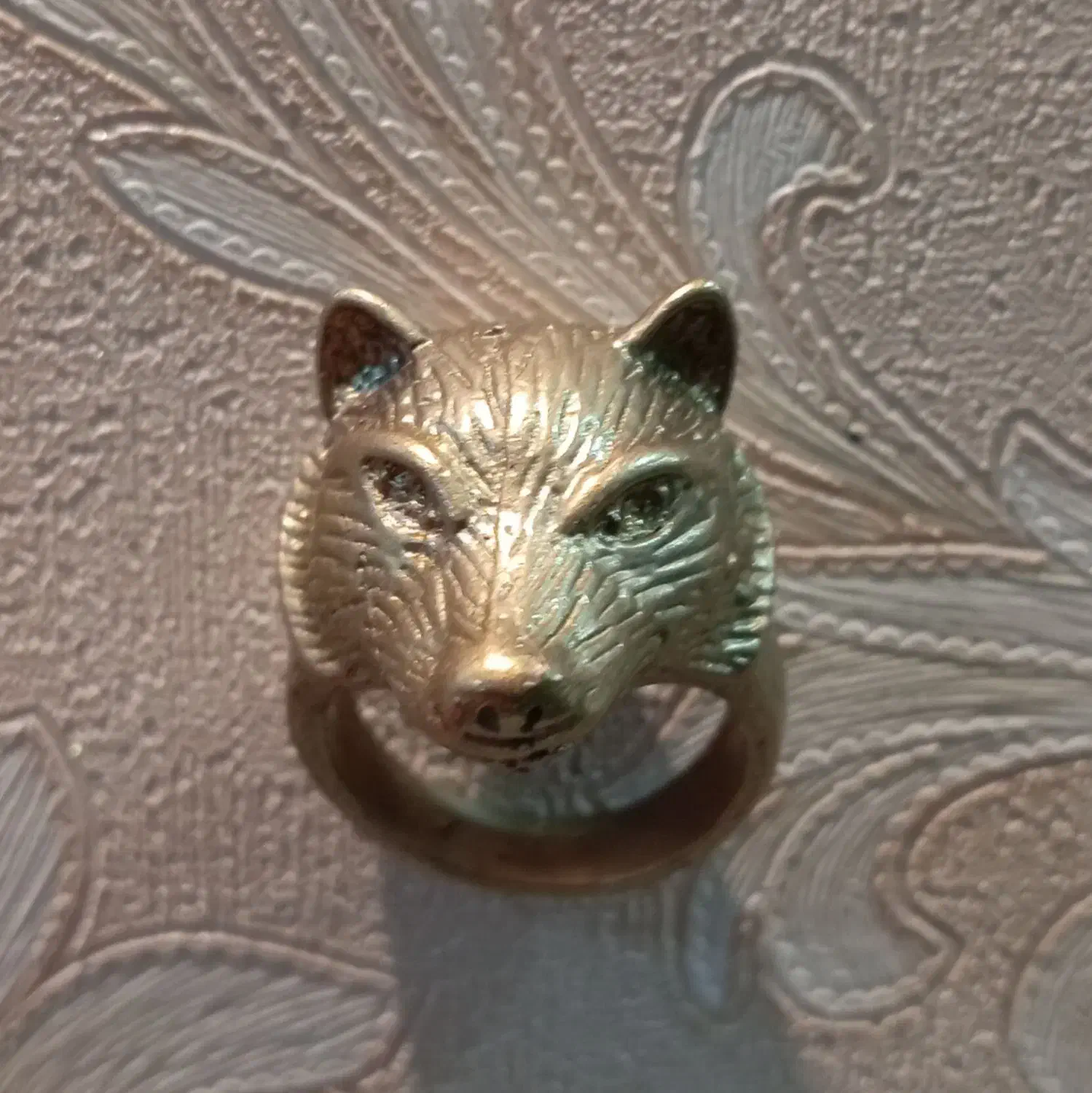 انگشتر برنجی خرس|بدلیجات|اصفهان, مرداویج|دیوار