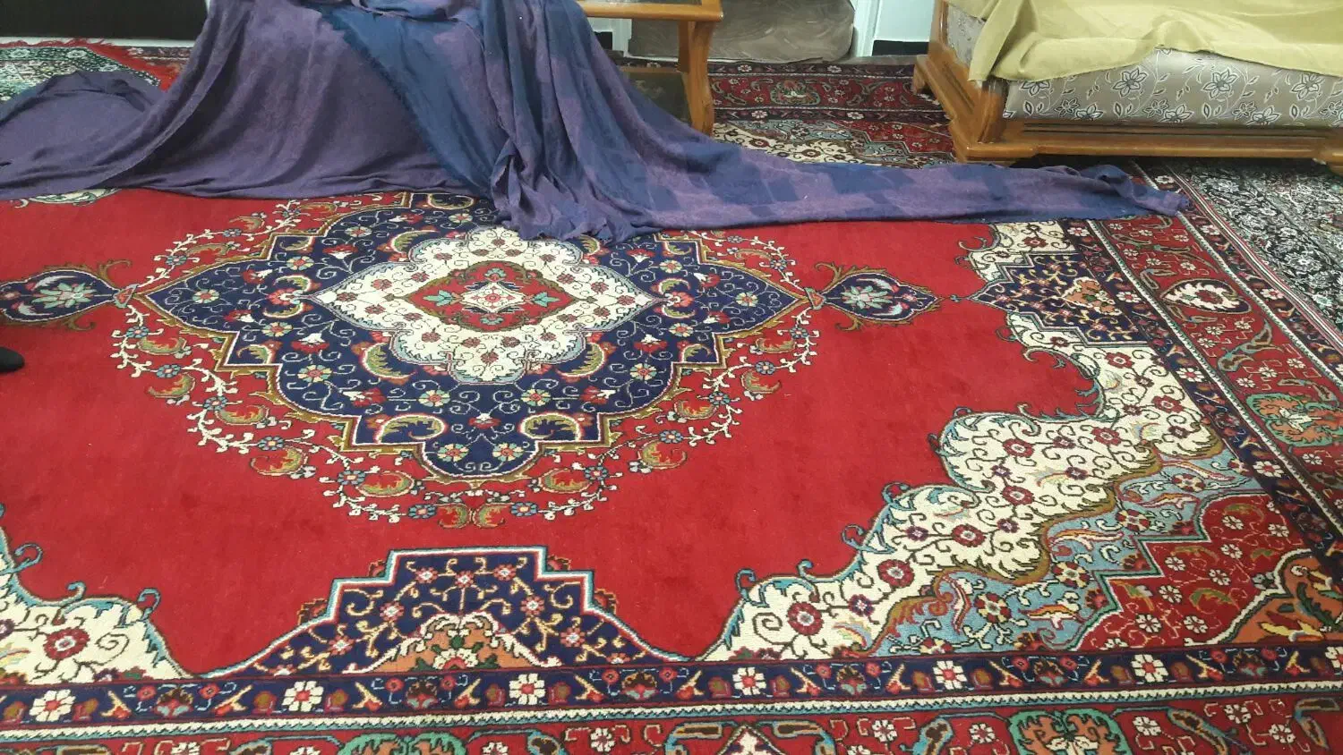 فرش دستباف ۱۲ متری مشهد|فرش|پاکدشت, پاکدشت (مامازند)|دیوار