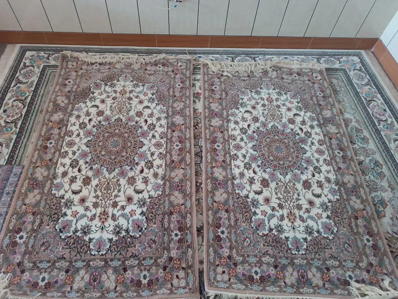 یک جفت فرش دستباف|فرش|شاهرود, |دیوار