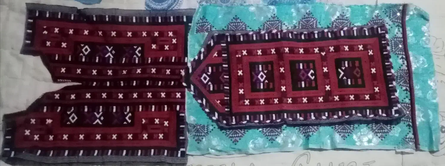 لباس بلوچی مجلسی|لباس|دامن, |دیوار