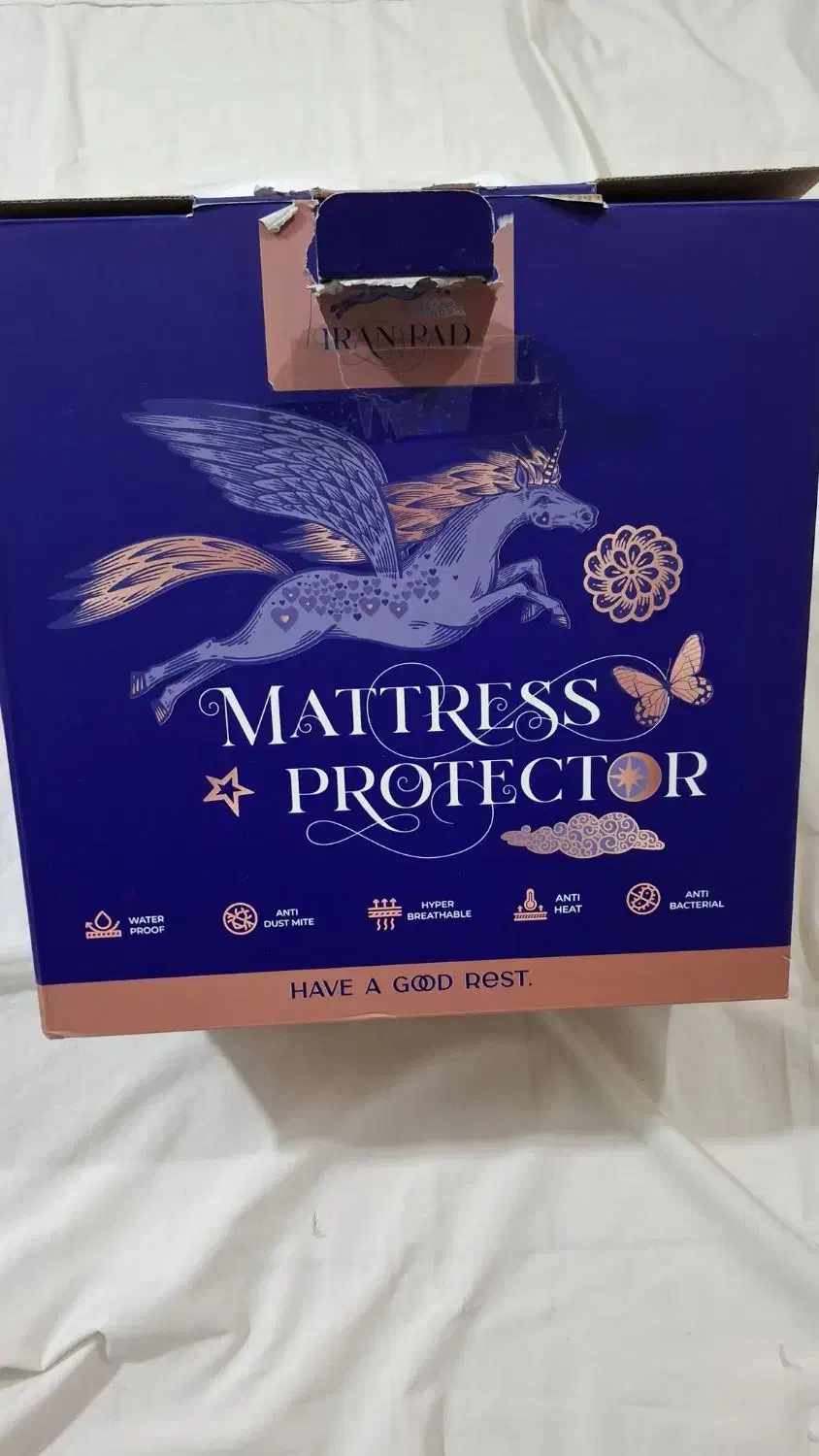 روکش ومحافظ تشک تختخواب ۱۲۰در۲۰۰سانتیمتری نو|تخت و سرویس خواب|فولادشهر, A6|دیوار